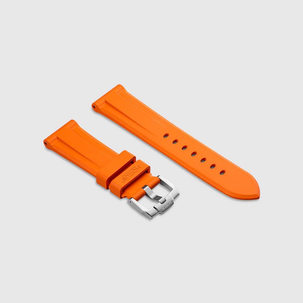 FKM Rubber Strap for Panerai Radiomir – Citrus Orange