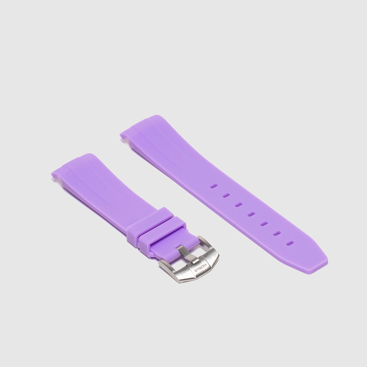 Rubber Strap for Rolex Yacht-Master on Bracelet – Lavender Purple